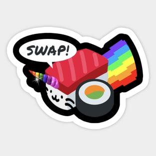 Sushi Swap Crypto Sticker